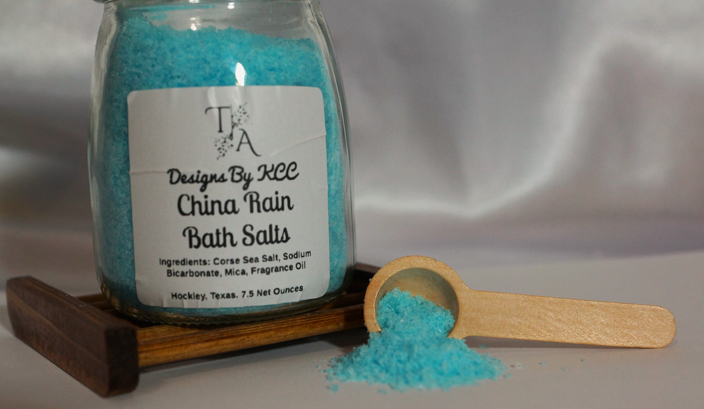 China Rain 7 oz Bath Salts