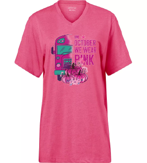 Go Pink Driver V-neck option 2