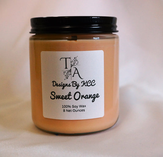 Sweet Orange 8 Ounce Woodwick Candle