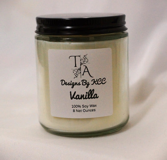 Vanilla 8 Ounce Woodwick Candle