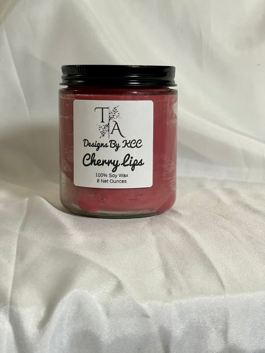 Cherry Lips 8oz Woodwick Candle