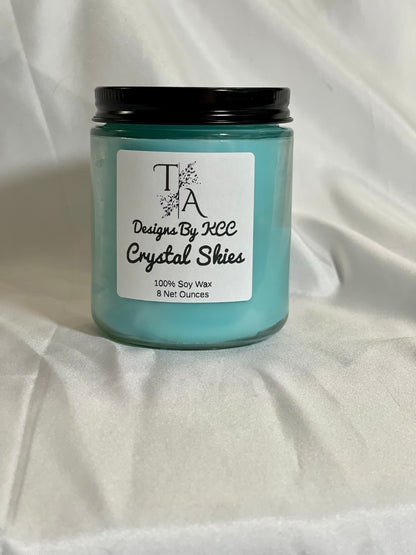 Crystal Skies 8oz Woodwick Candle