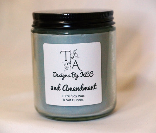 2nd Amendment 8 Ounce Woodwick Candle