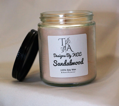 Sandalwood 8 Ounce Woodwick Candle