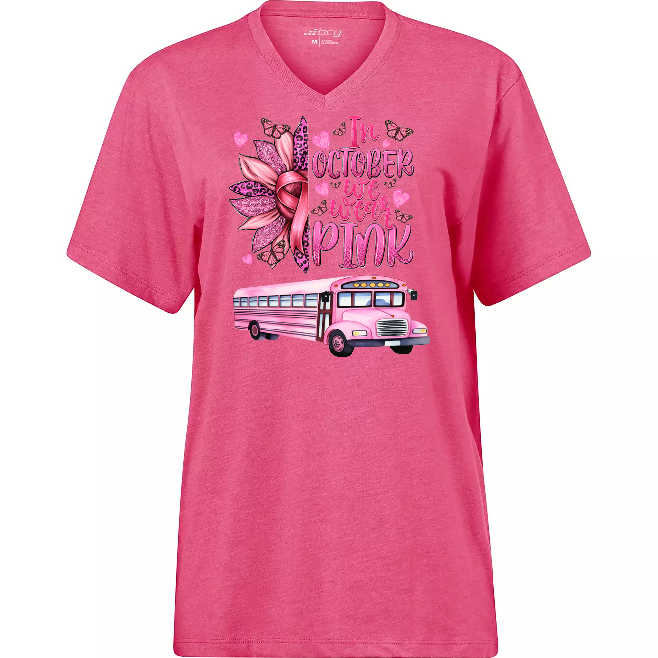 Go Pink Driver V-neck option 2