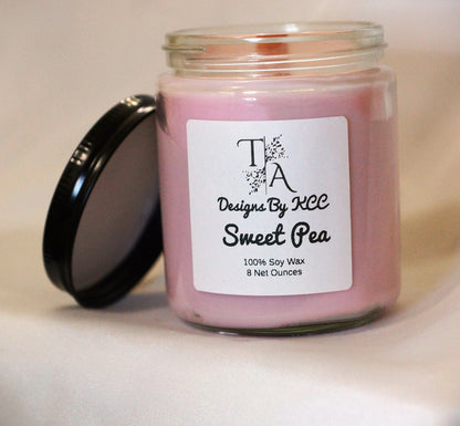 Sweet Pea 8 Ounce Woodwick Candle